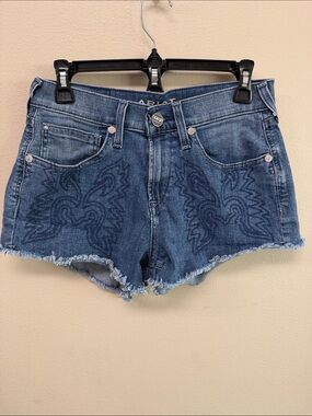 Ariat Perfect Rise Denim Boyfriend Jean Shorts Sz2